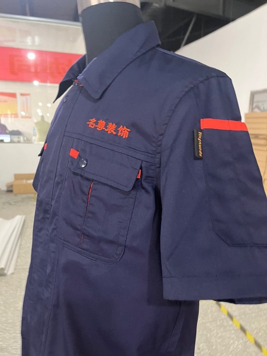 成都名尊裝飾工程春秋夏季工作服成交案例款式圖片