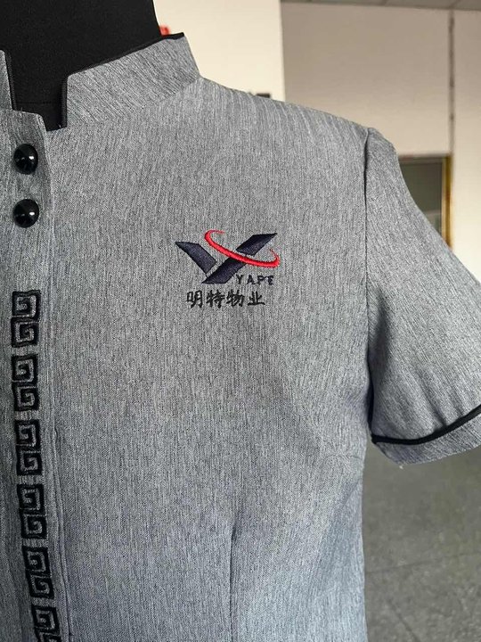 明特物業工作服定制案例款式